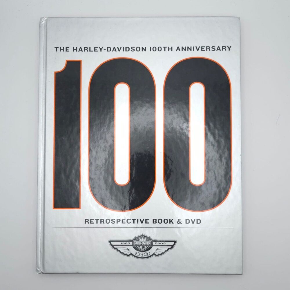 HARLEY-DAVIDSON 100th Anniversary Retrospective Hardcover Book No Dvd
